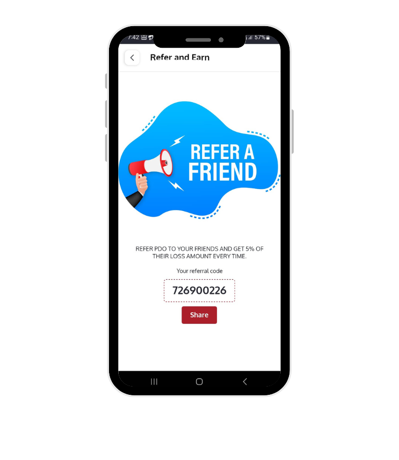 Refer & Earn Screenshot